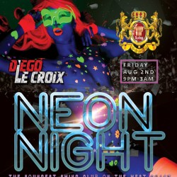 Neon Friday at Club Joi Wear Neon or White to Stand Out!